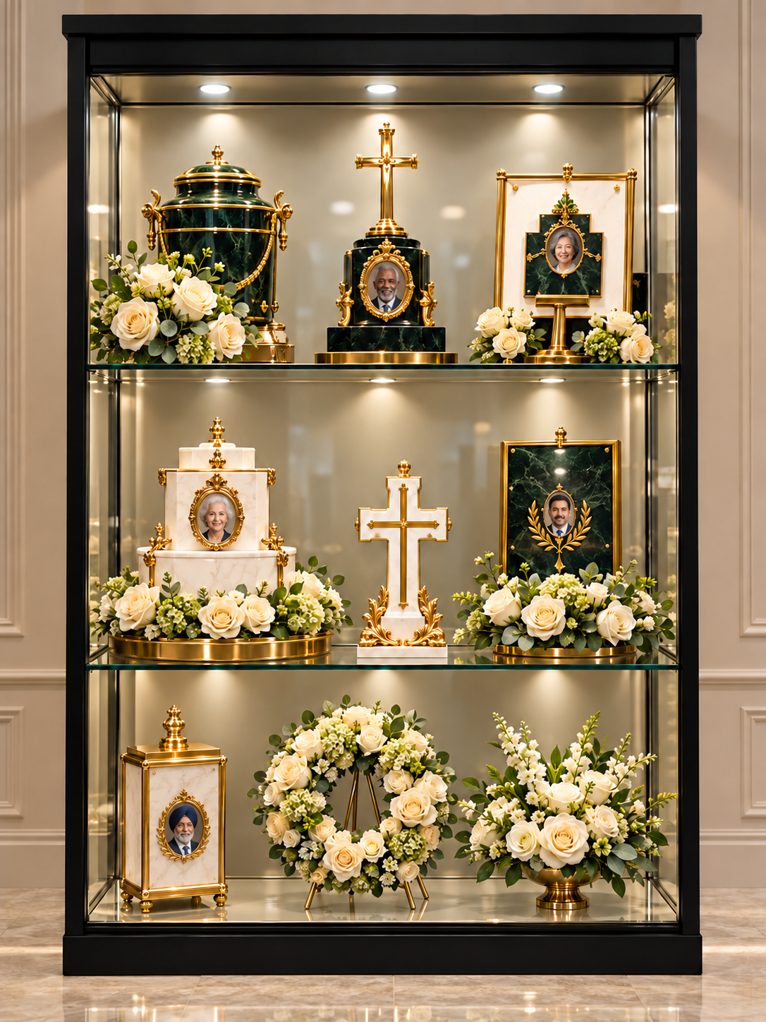 Signature Showcase Cabinet partnership display